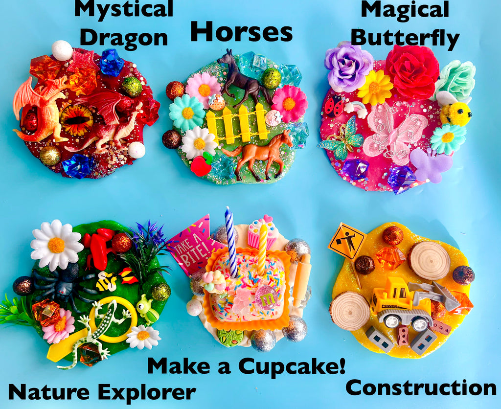 Magic Play Dough Jar - OVER 40 THEMES!