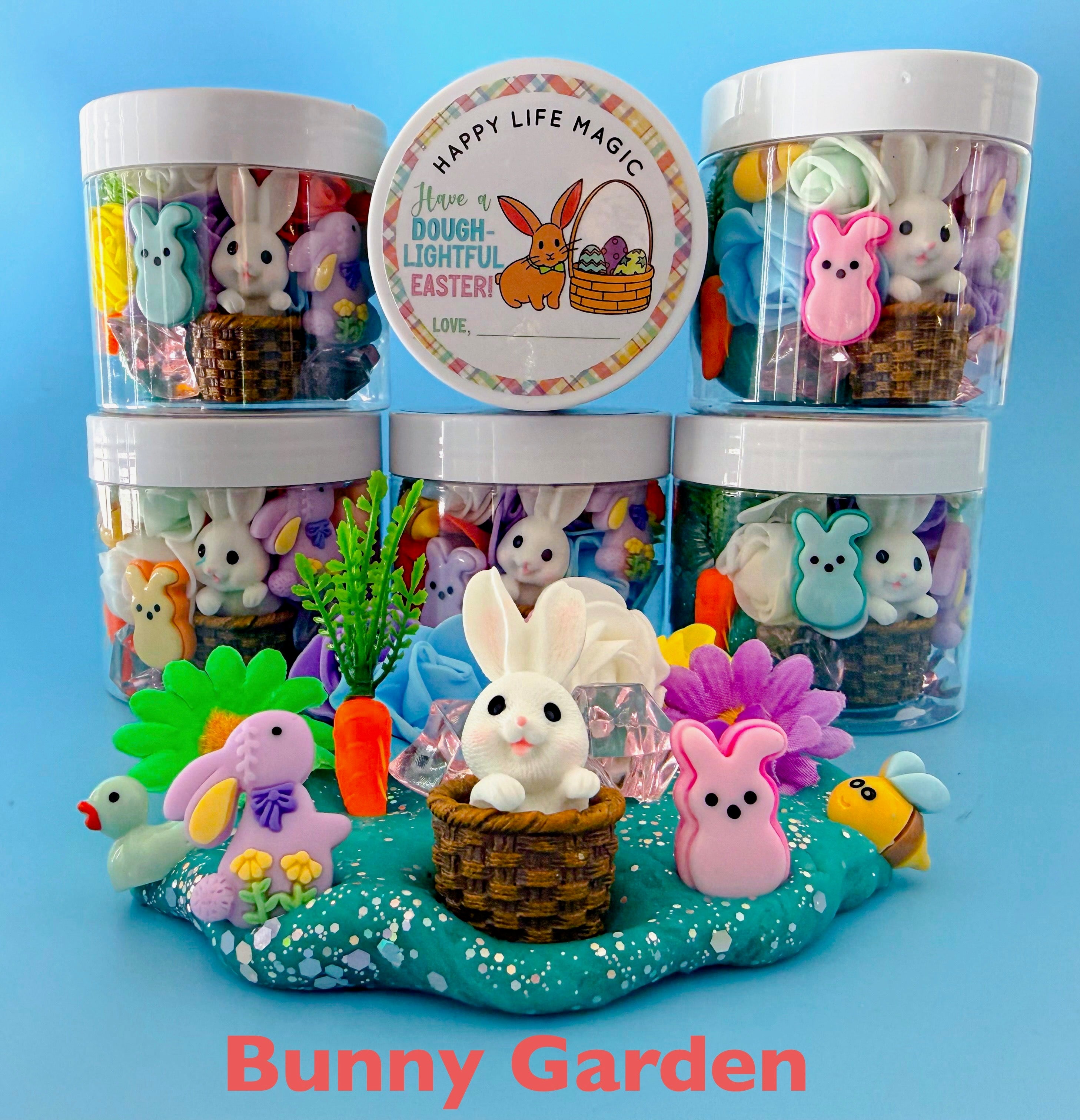 Easter Play Dough Jars