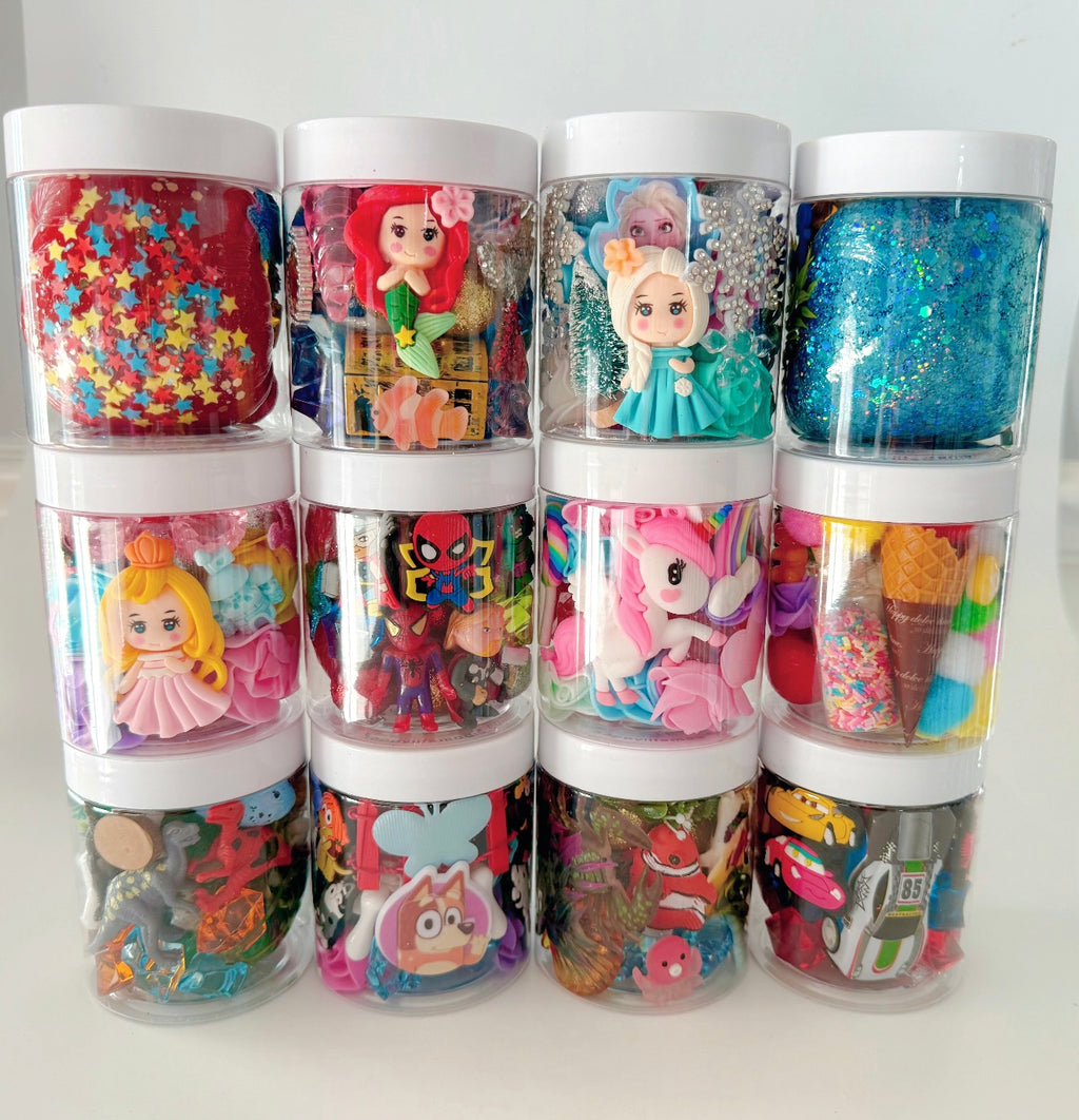 8 oz. Sensory Dough Jars - OVER 20 THEMES!