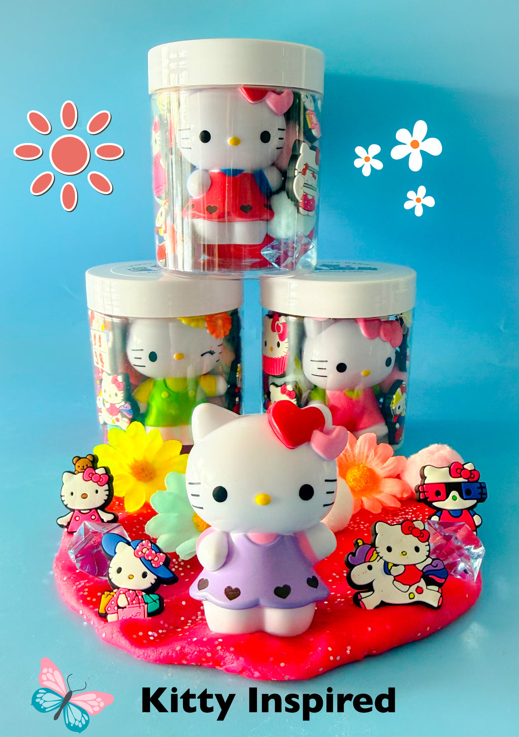 Hello Kitty Inspired 8 oz. Jar