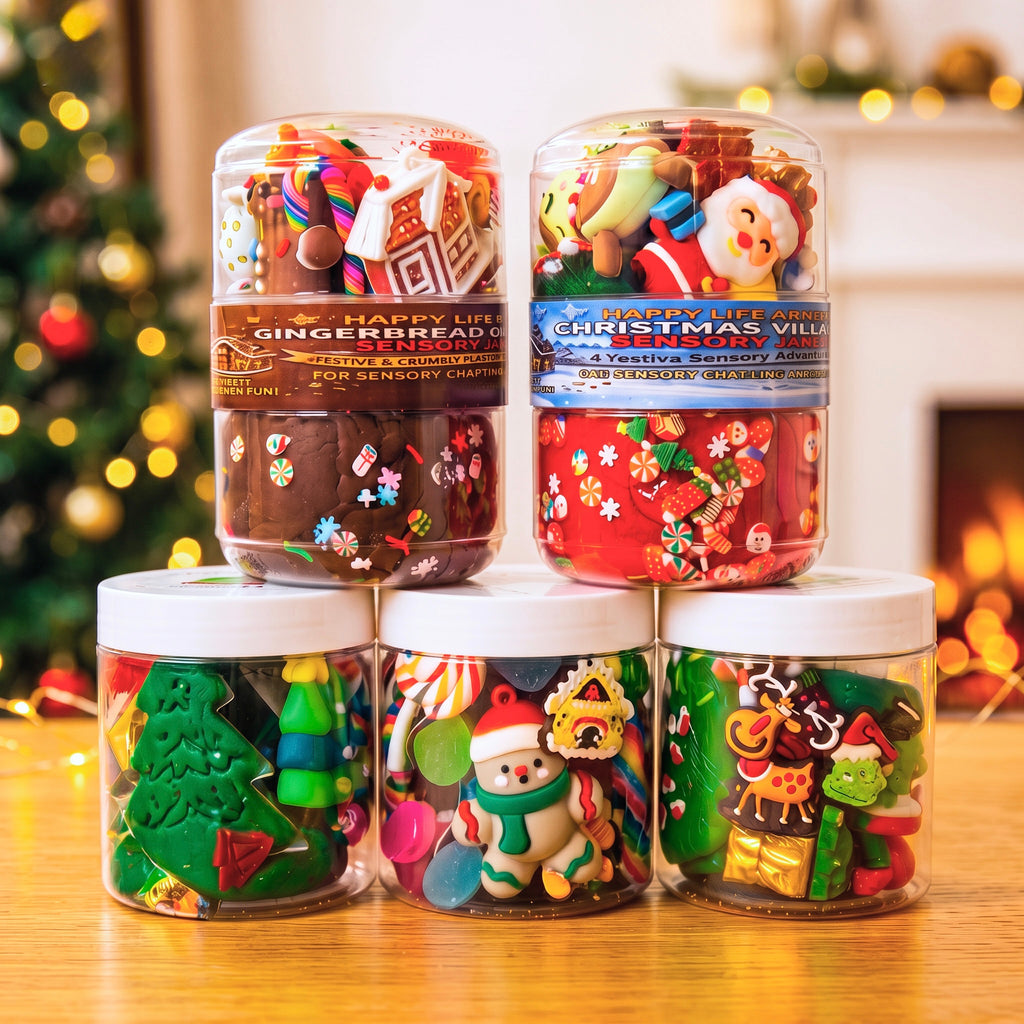 Christmas Dough Jars ALL THEMES!