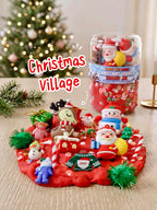 Christmas Village DOUBLE Jar