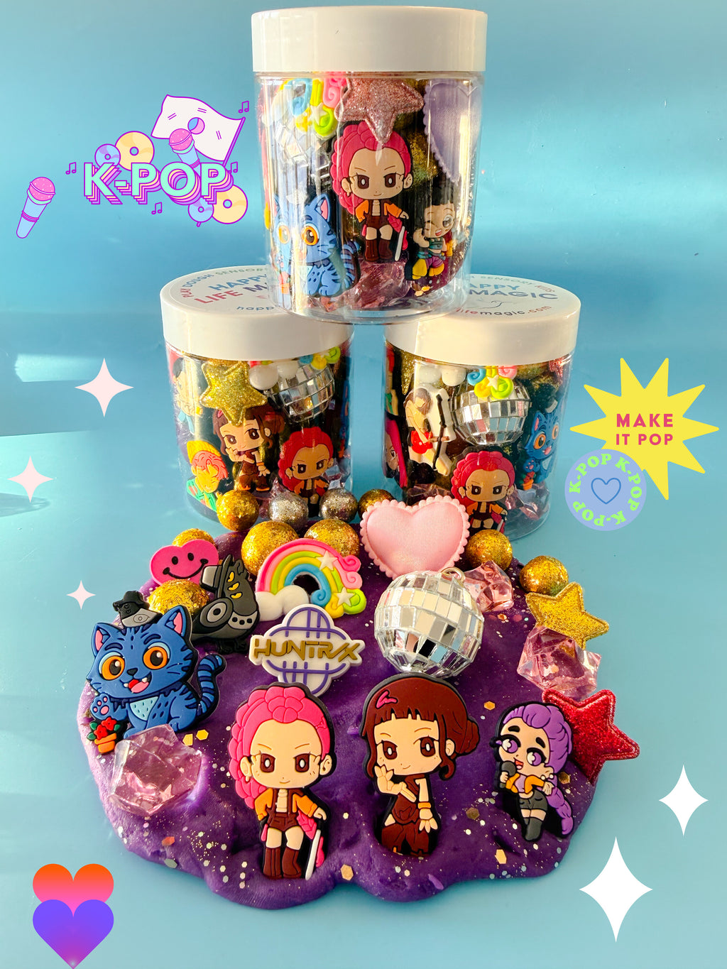 8 oz. Sensory Dough Jars - OVER 20 THEMES!