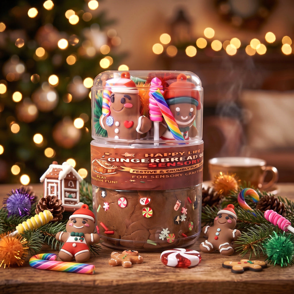Gingerbread Christmas DOUBLE Jar