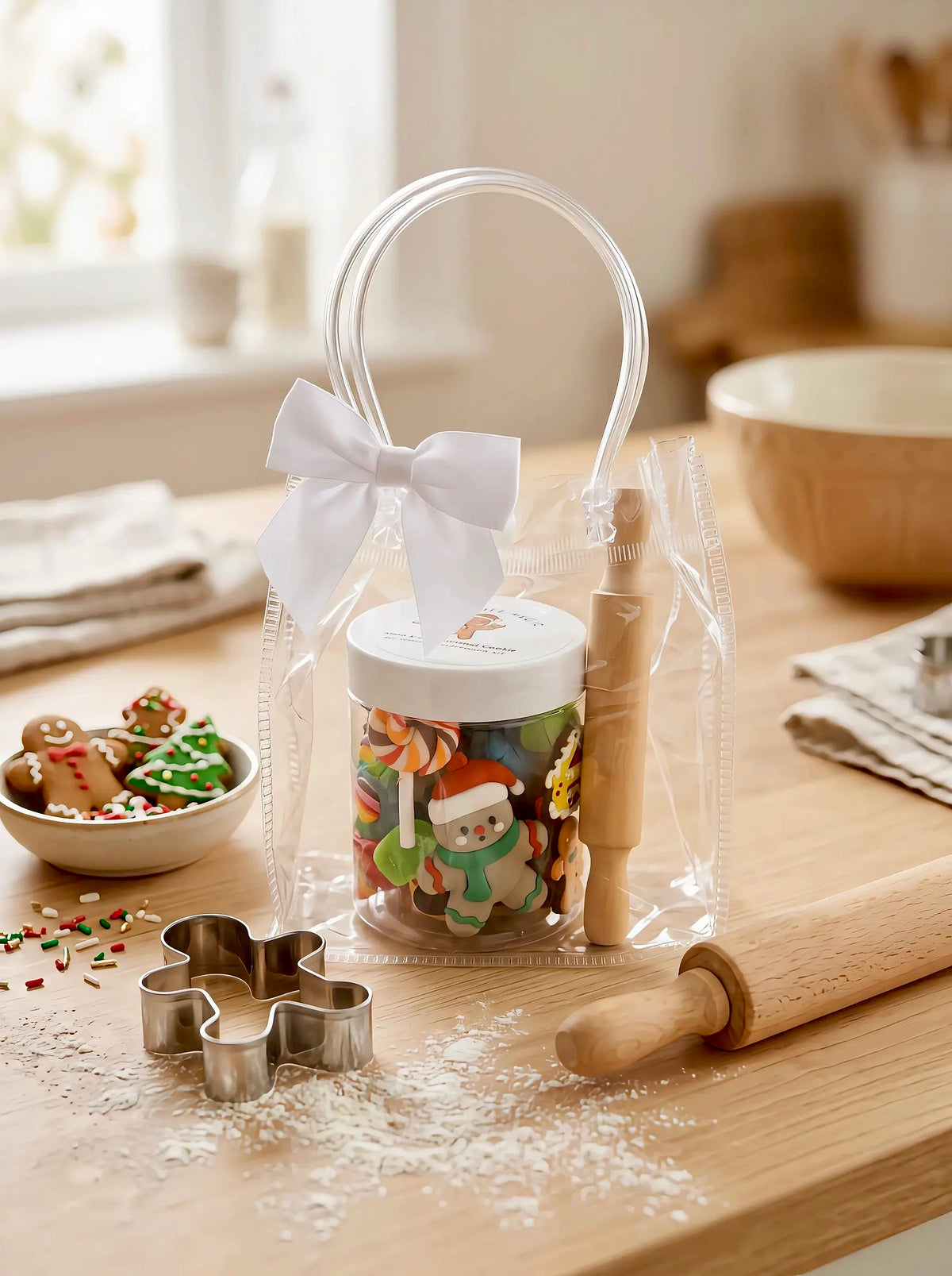 8 oz. "Make a Gingerbread Cookie" Dough Jar