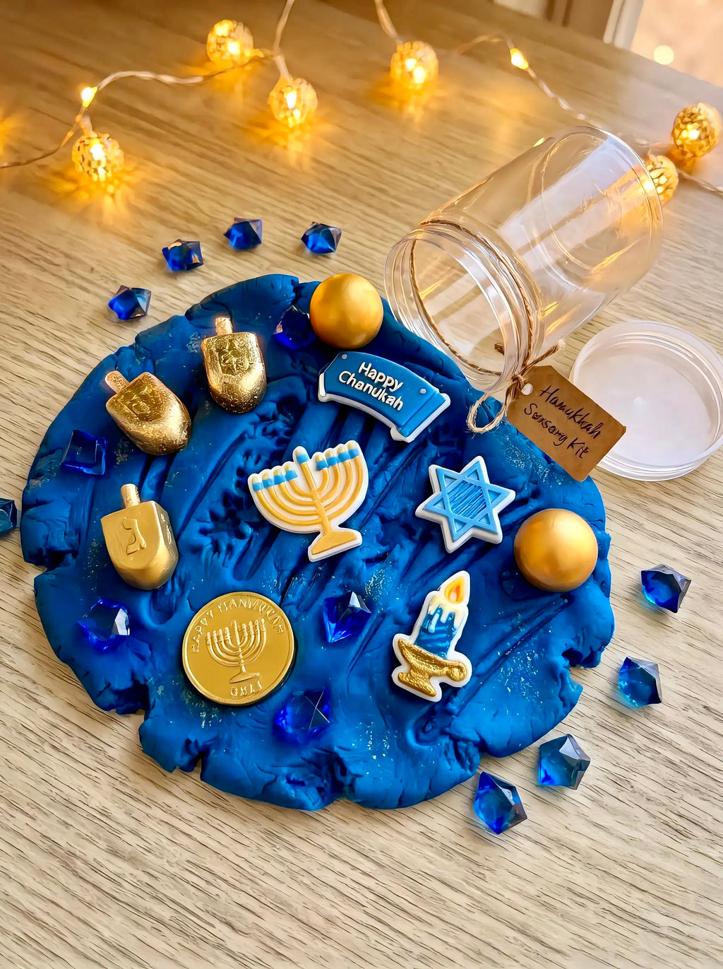 8 oz. Hanukkah Play Dough Jar