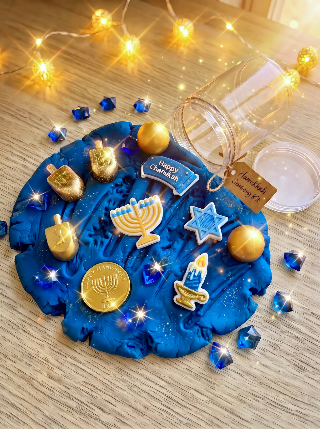 8 oz. Hanukkah Play Dough Jar