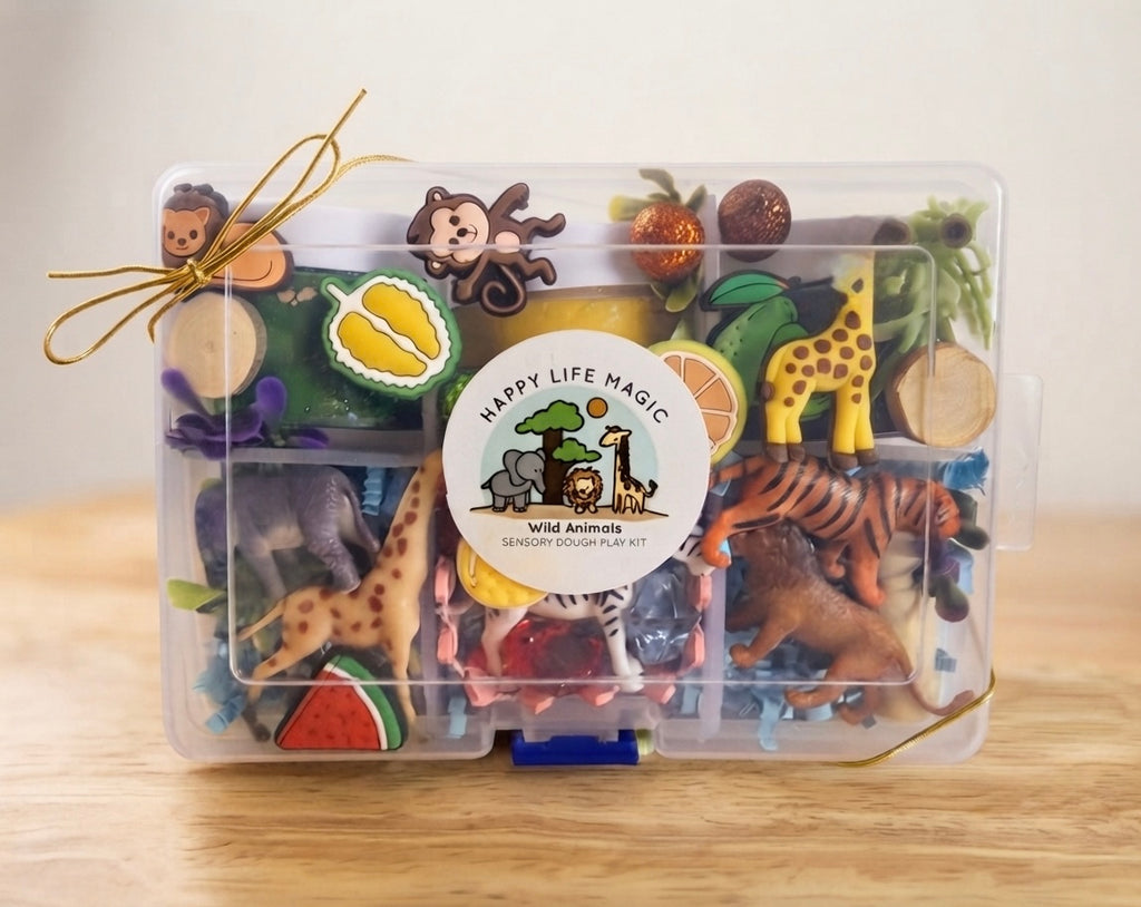 "Wild Animals" Mid Size Play Dough Kit