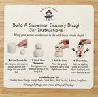 Build a Snowman Dough Jar