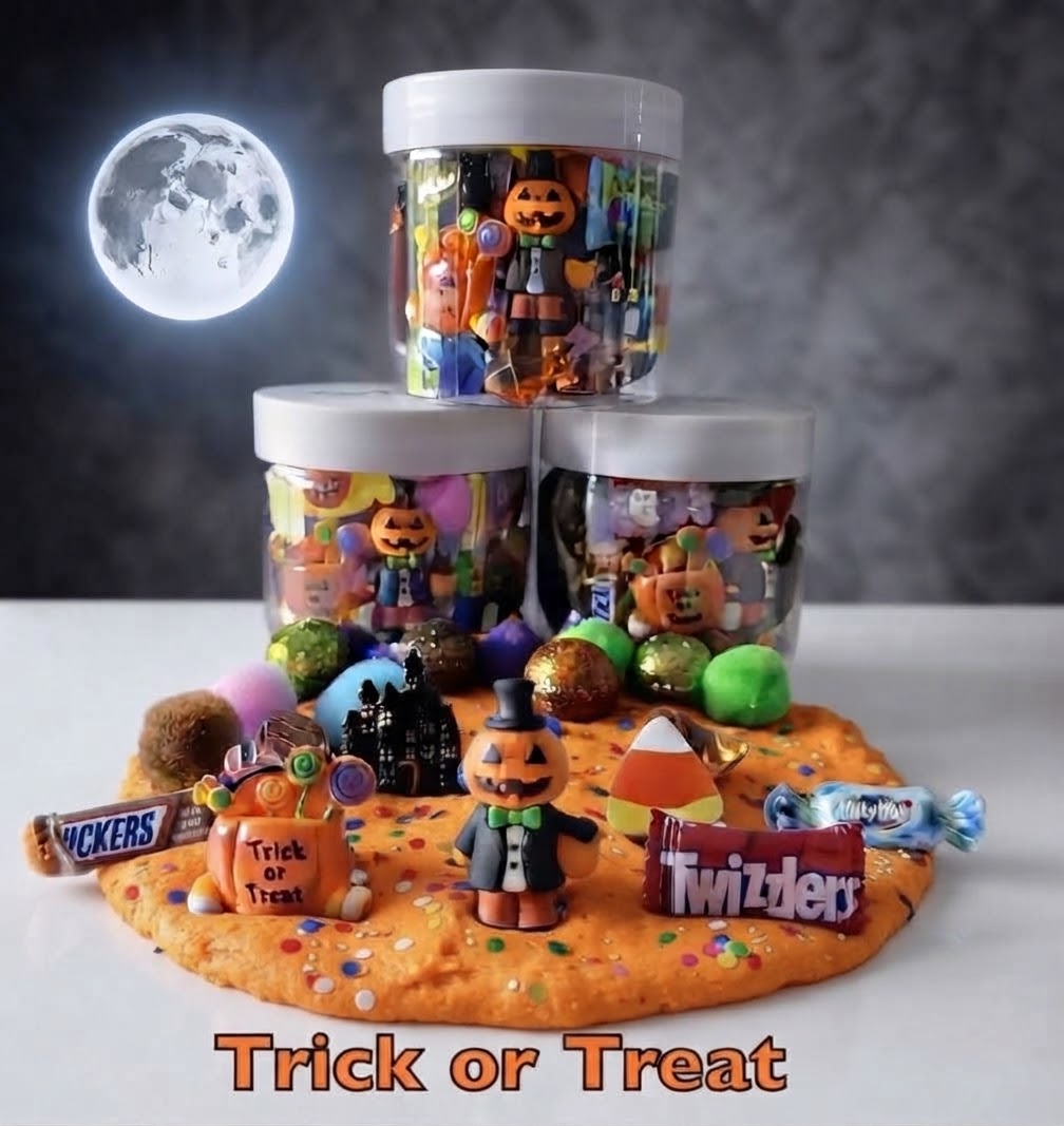 6 oz. "Trick or Treat" Dough Jar