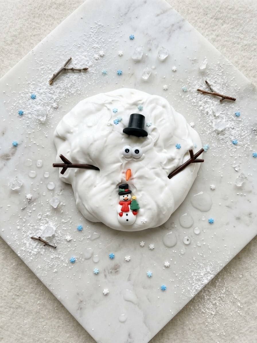 "Melting Snowman" Butter Slime DIY Winter Slime Kit