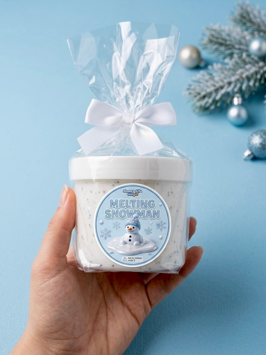"Melting Snowman" Butter Slime DIY Winter Slime Kit