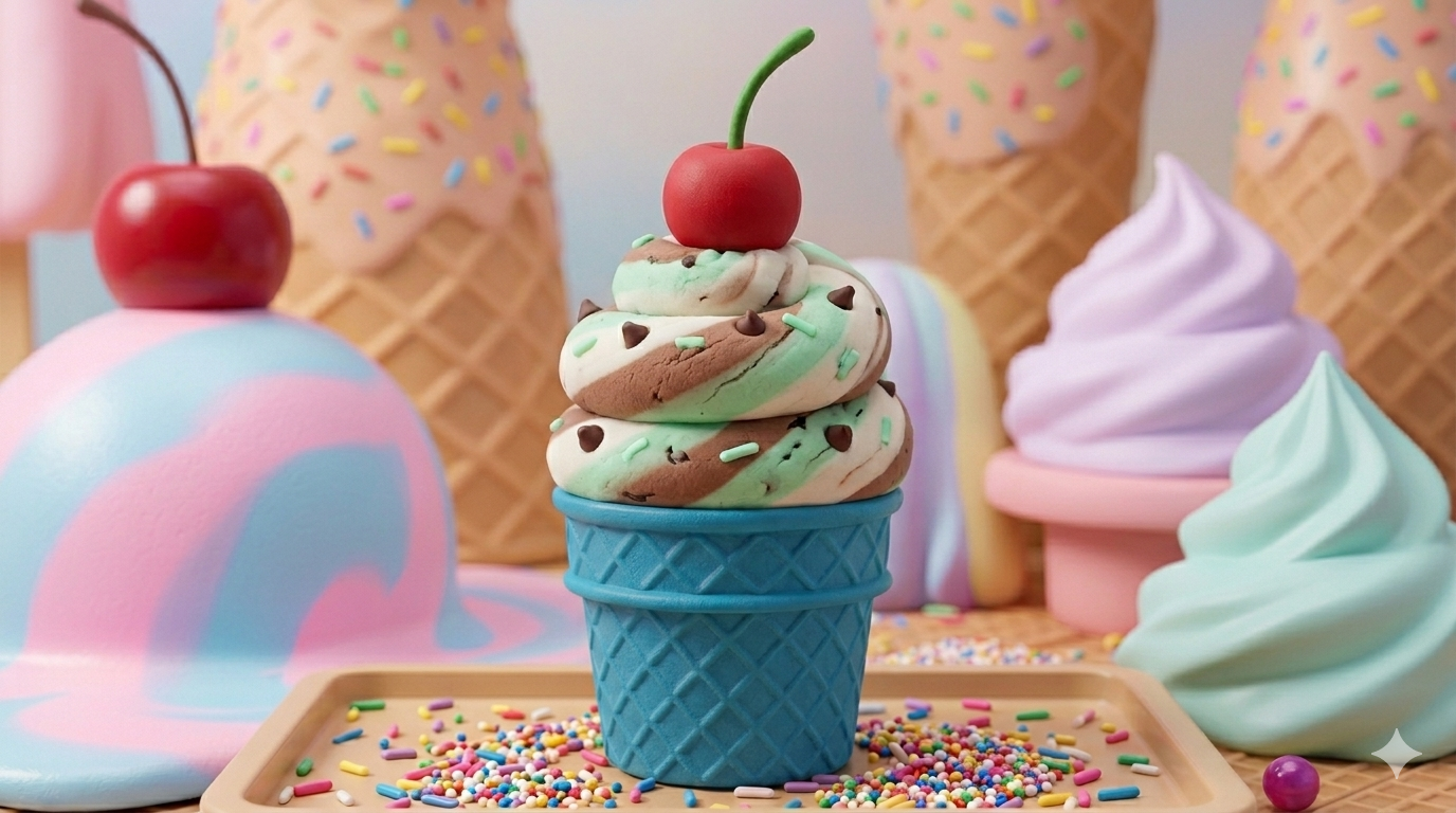 "Ice Cream Shop " Play Pouch