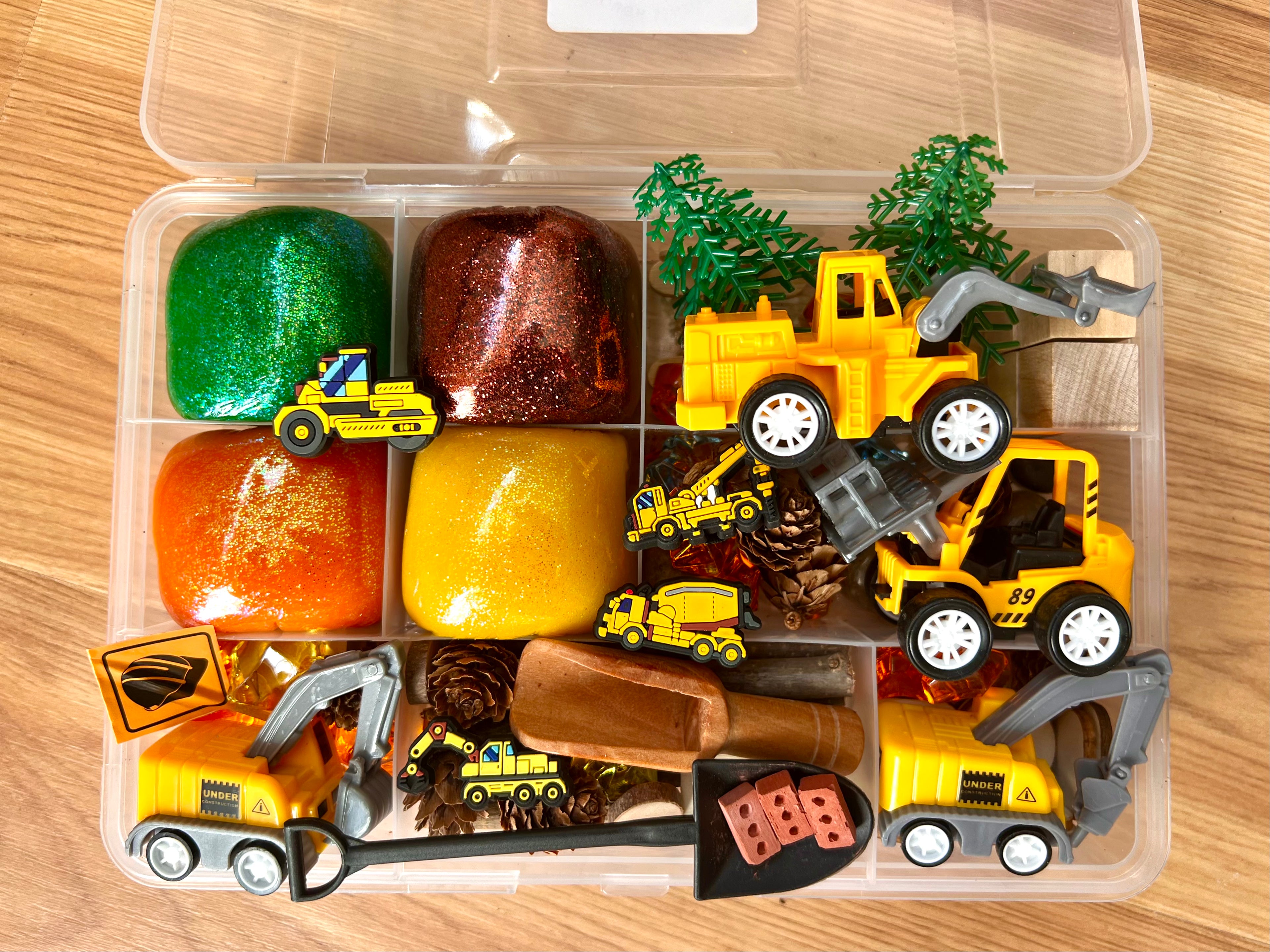 Construction Play Dough Kit