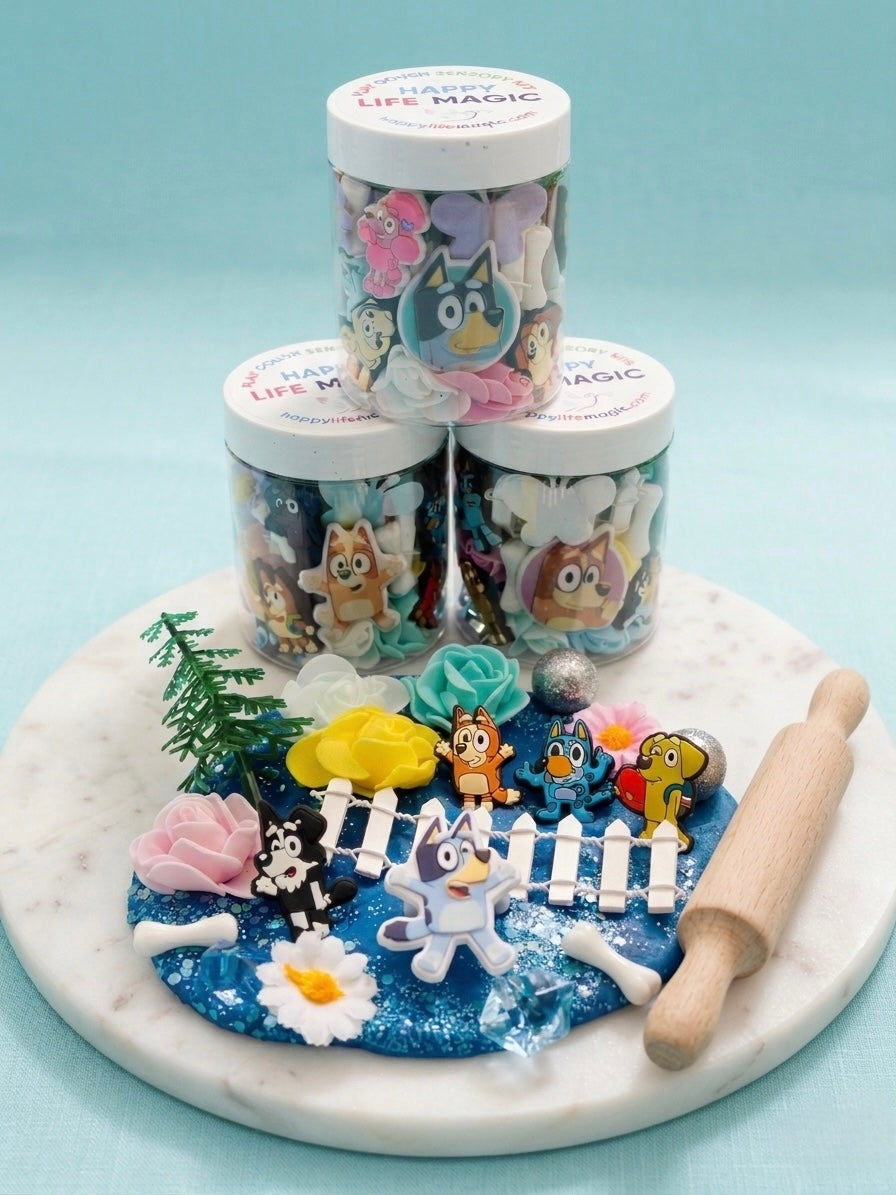 8 oz. Sensory Dough Jars - OVER 20 THEMES!