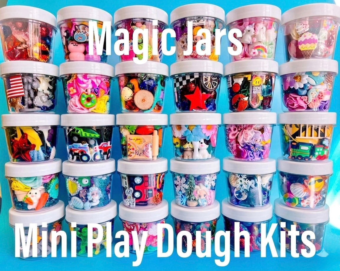 Magic Play Dough Jar - OVER 40 THEMES!