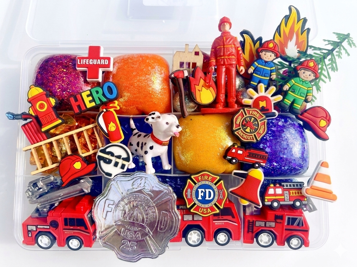 Fire Truck Play Dough Kit