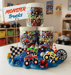 "Monster Trucks" 8 oz. Dough Jar