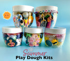 "Summer" Play Dough Jars