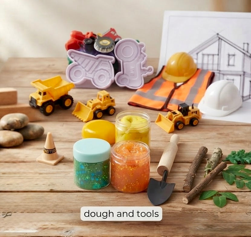 "Construction Trucks"  Play Pouch