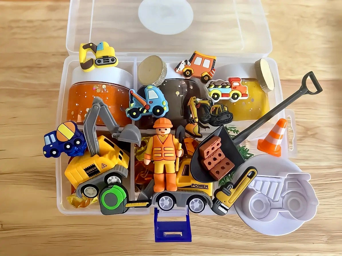 "Construction" Mid Size Play Dough Kit