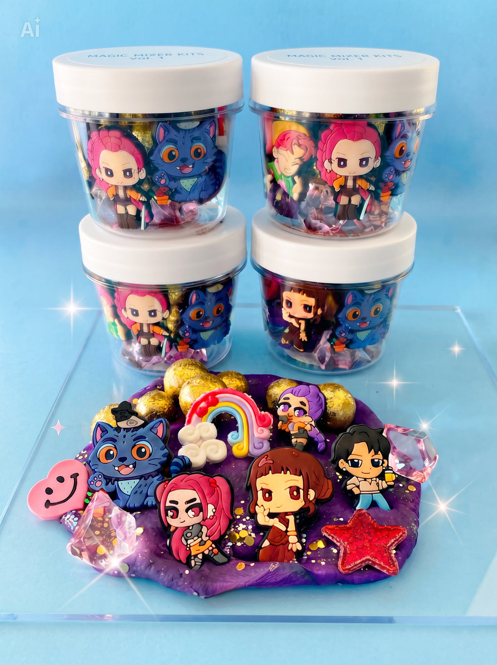 4 oz. Magic Play Dough Jar - OVER 40 THEMES!