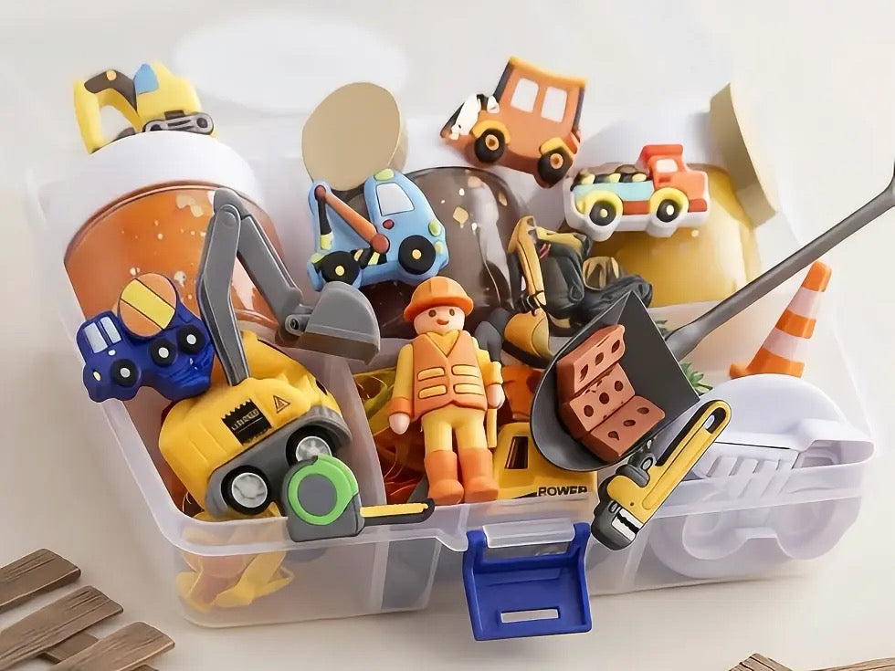 "Construction" Mid Size Play Dough Kit