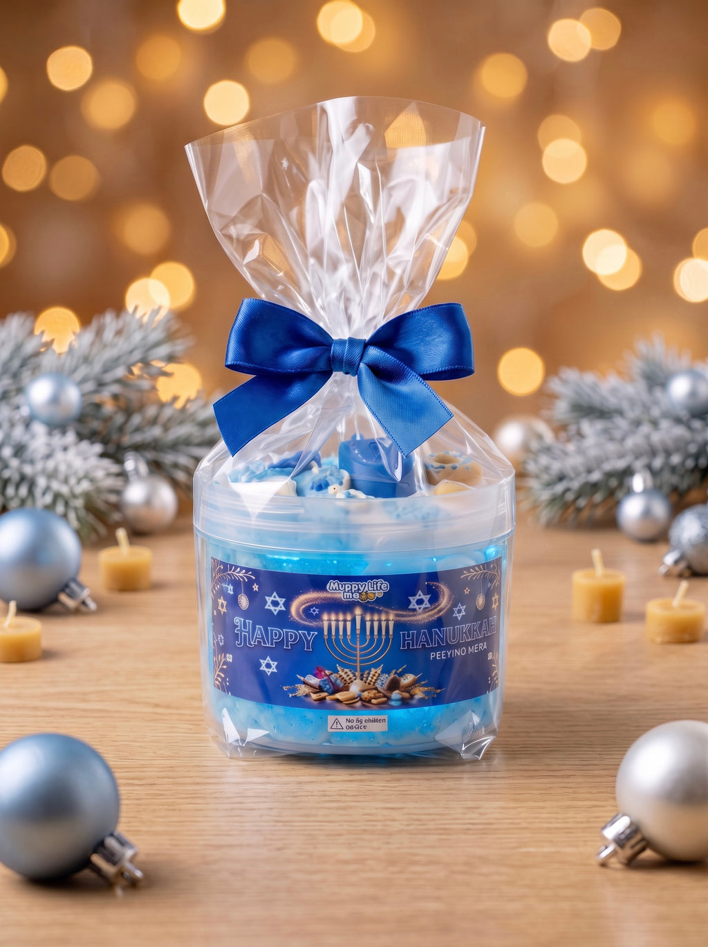 Hanukkah Cloud Slime (8 oz Jar)