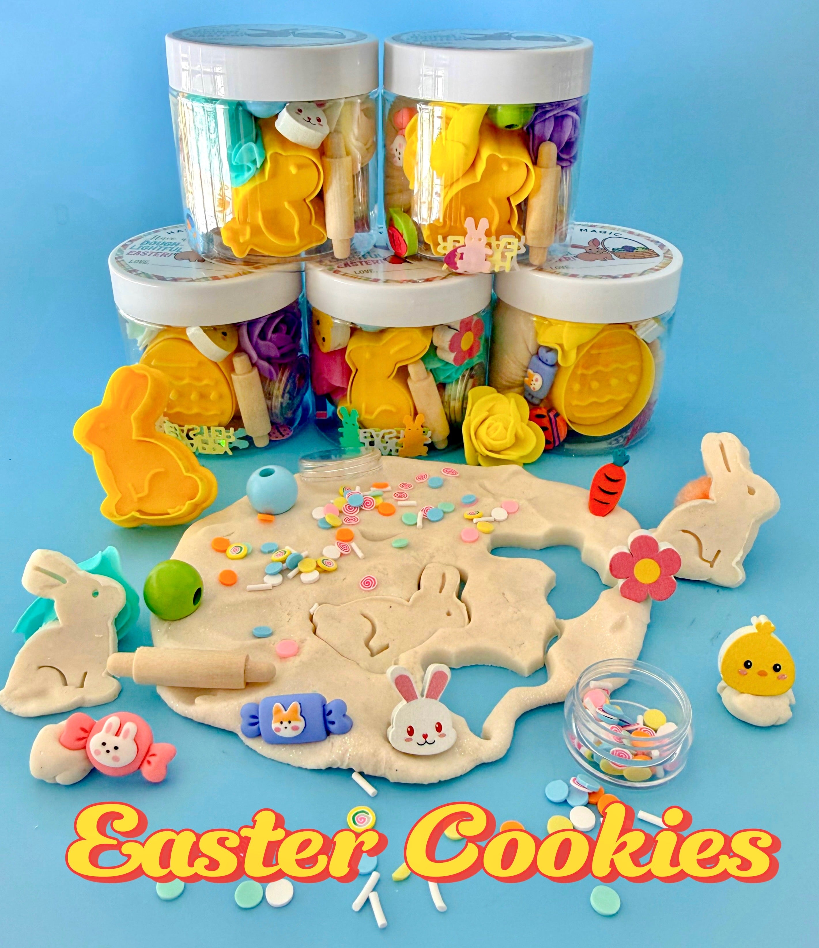 Easter Play Dough Jars