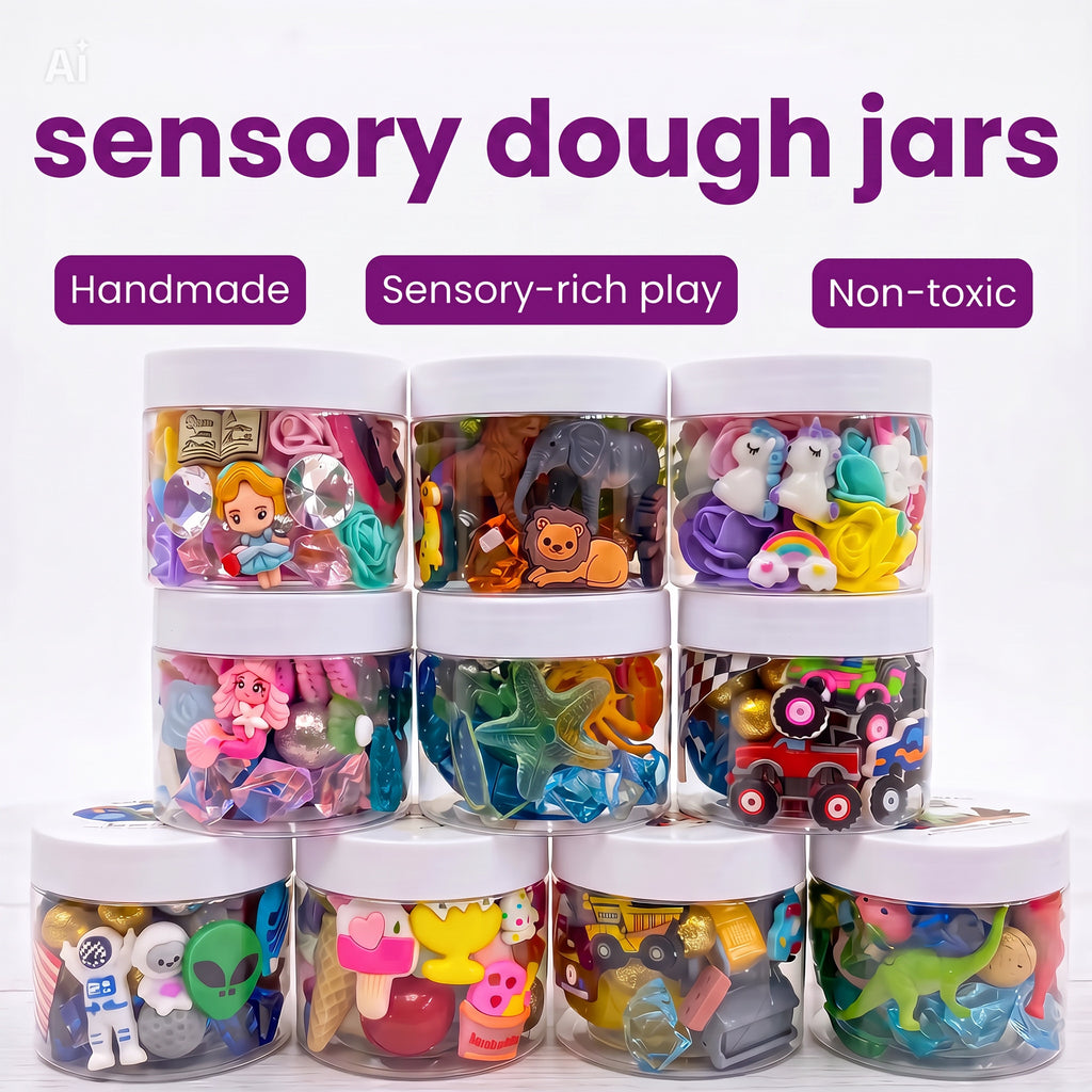 4 oz. Magic Play Dough Jar - OVER 40 THEMES!