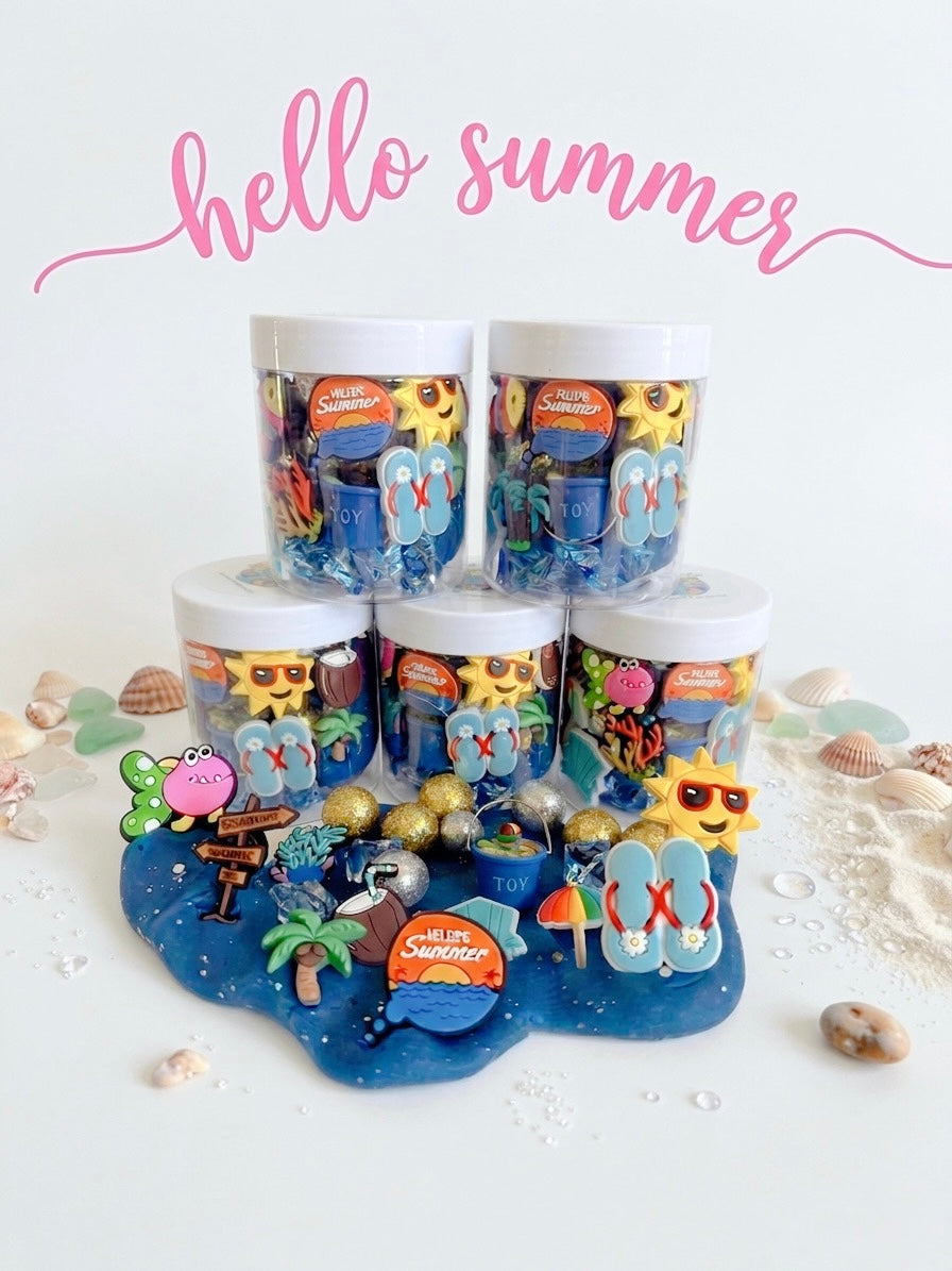 "Hello Summer" 8 oz. Dough Jar