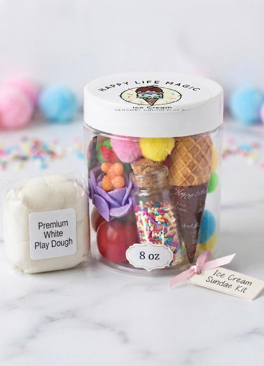 8 oz. Sensory Dough Jars - OVER 20 THEMES!