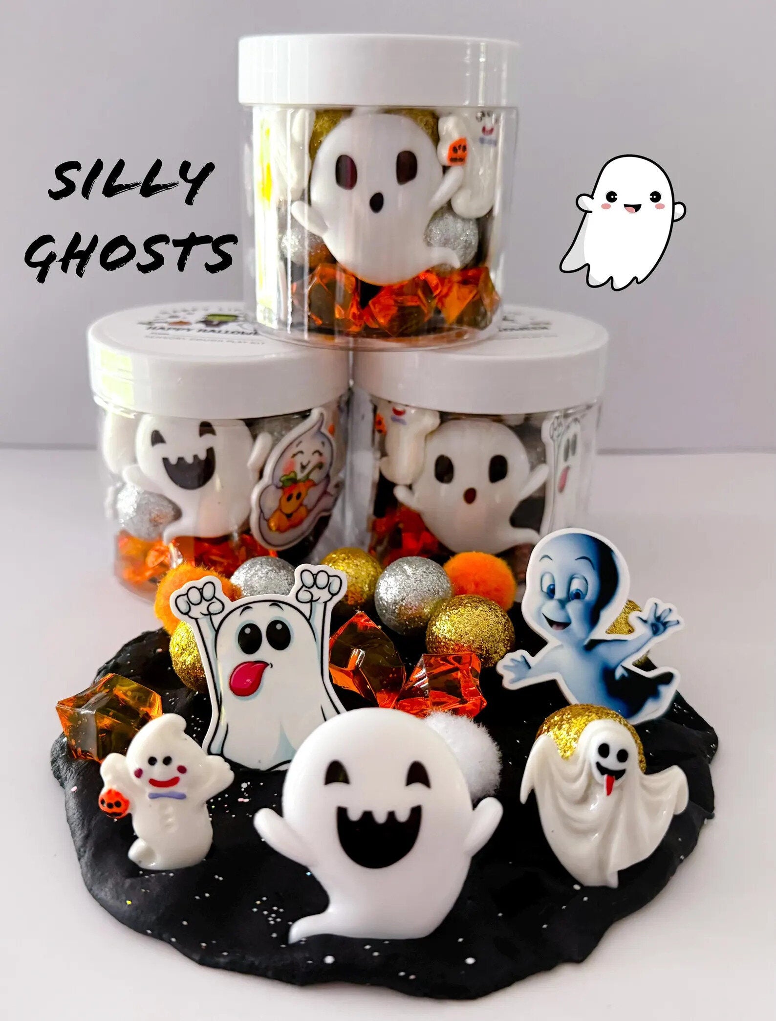 Silly Ghosts Jar