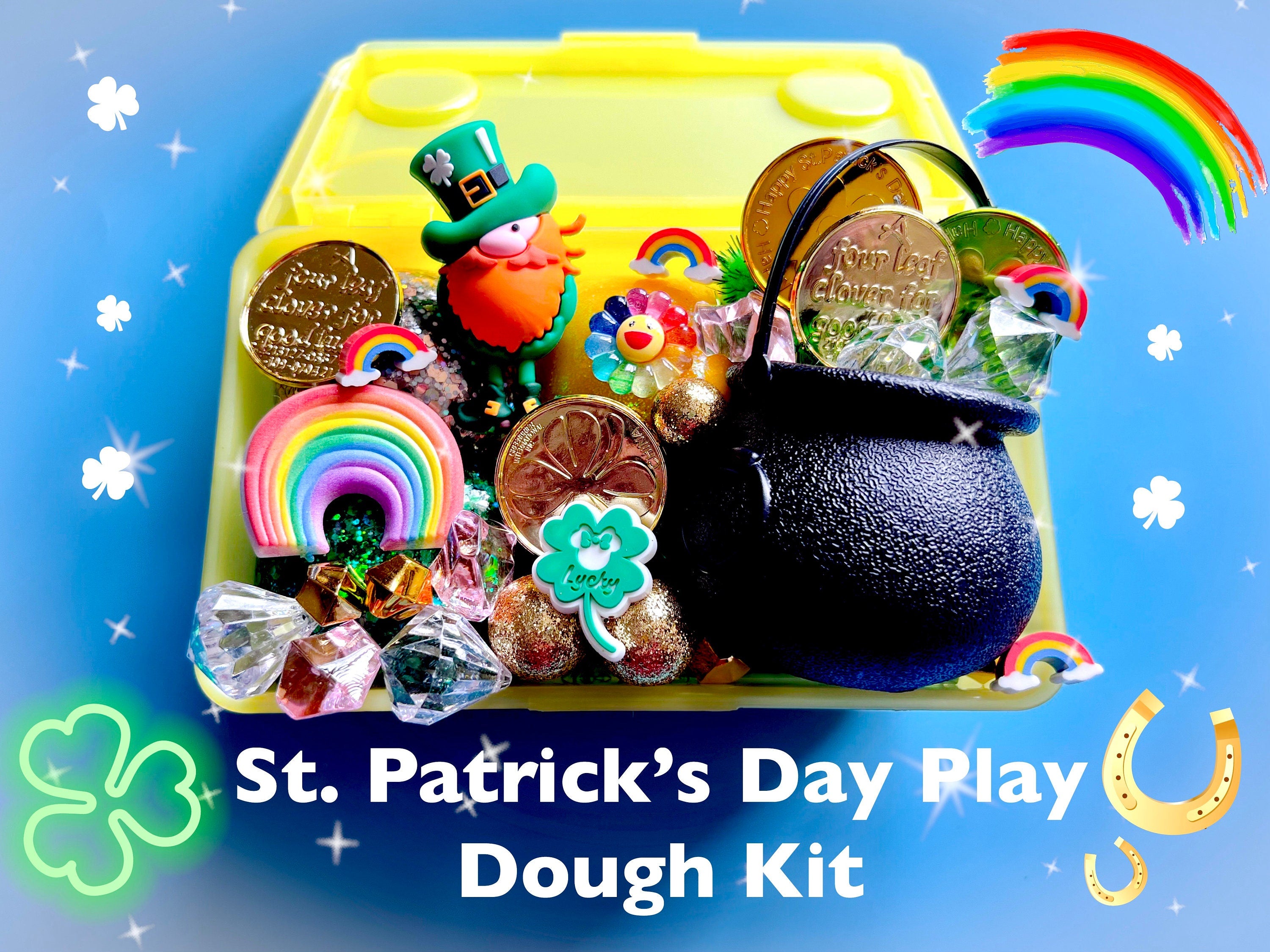 St. Patrick's Day Mid Play Dough Kit