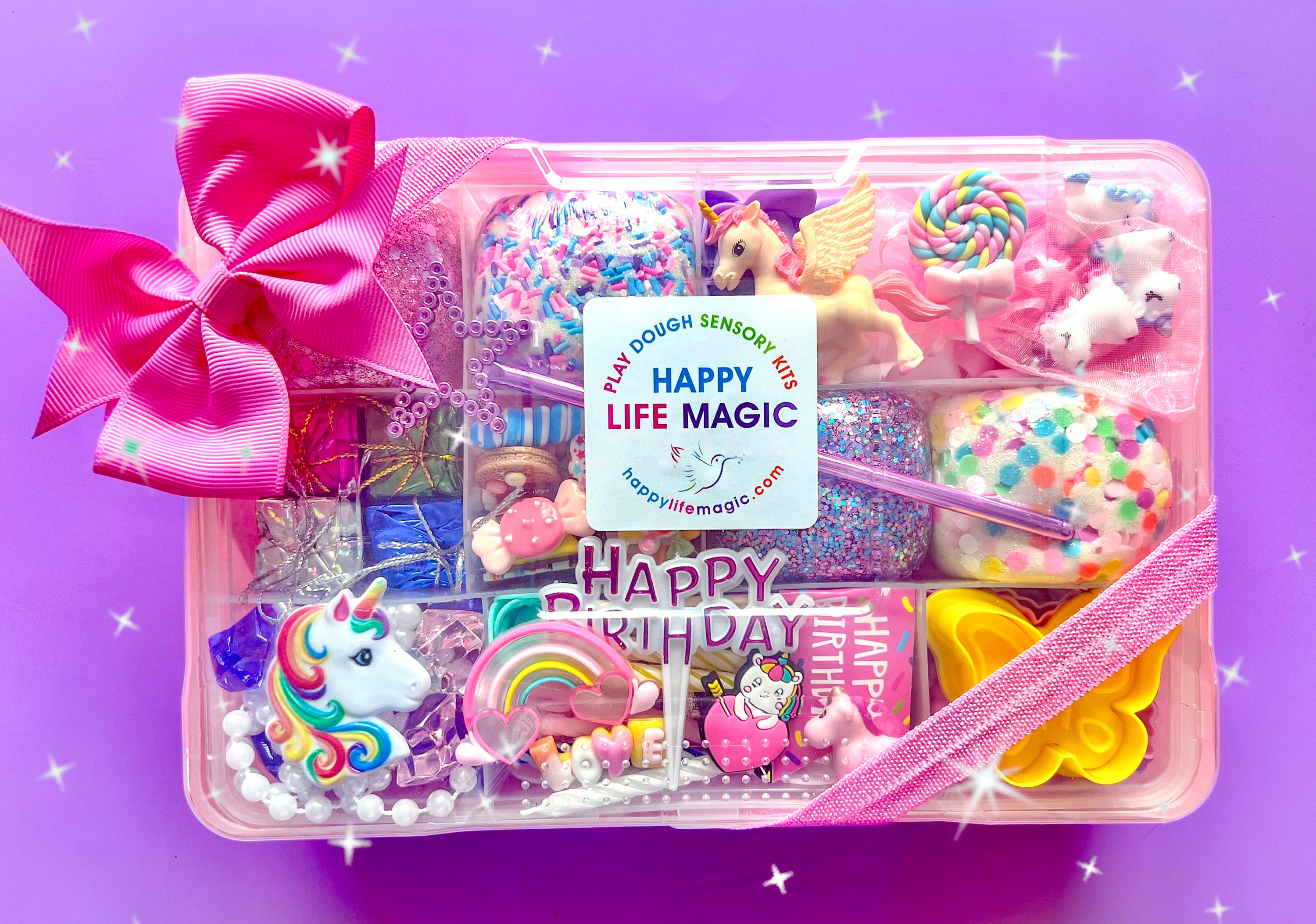 Unicorn Birthday Play Dough Kit