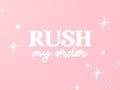 Rush Order Shipping