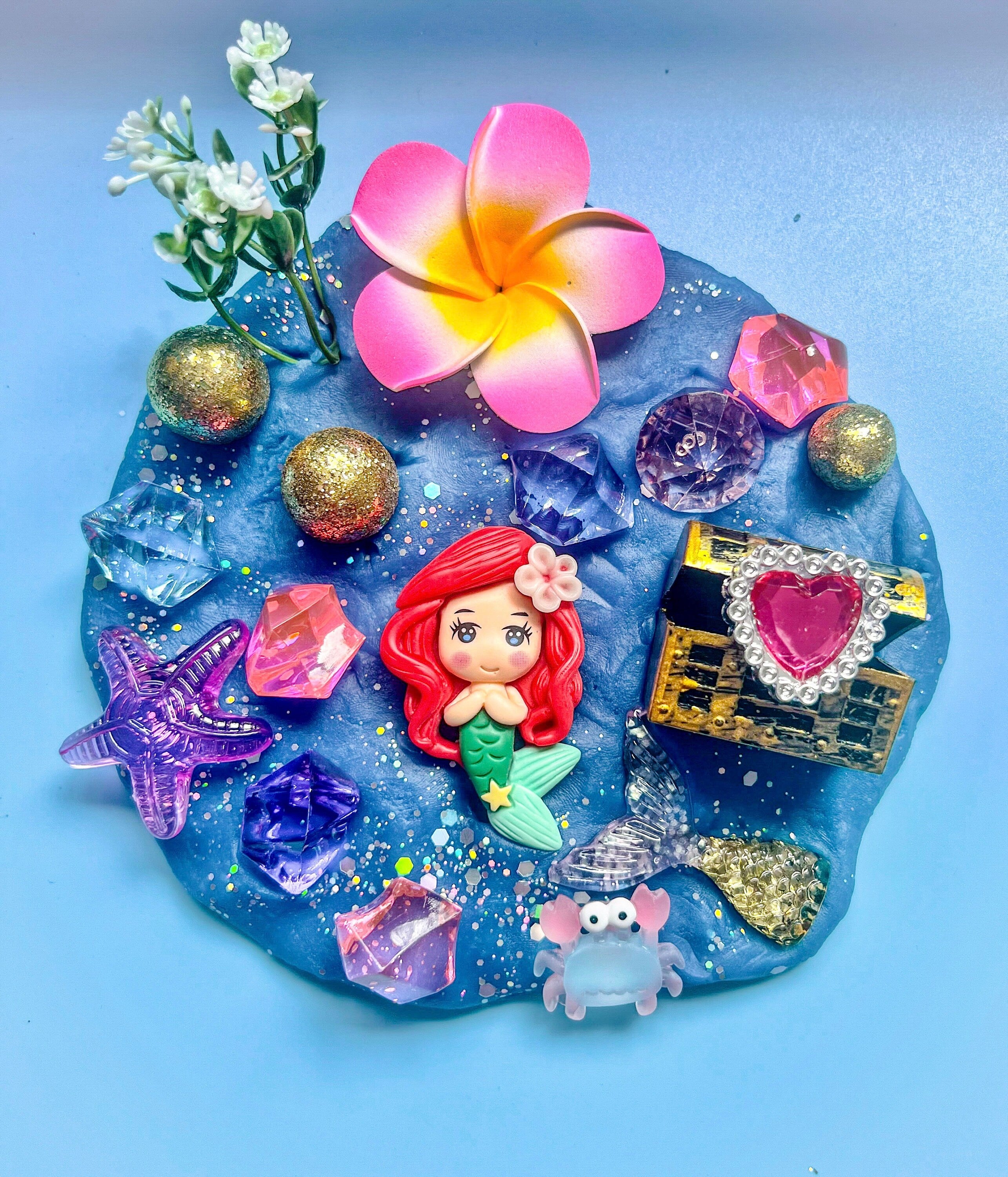 Mermaid Play Dough Jar