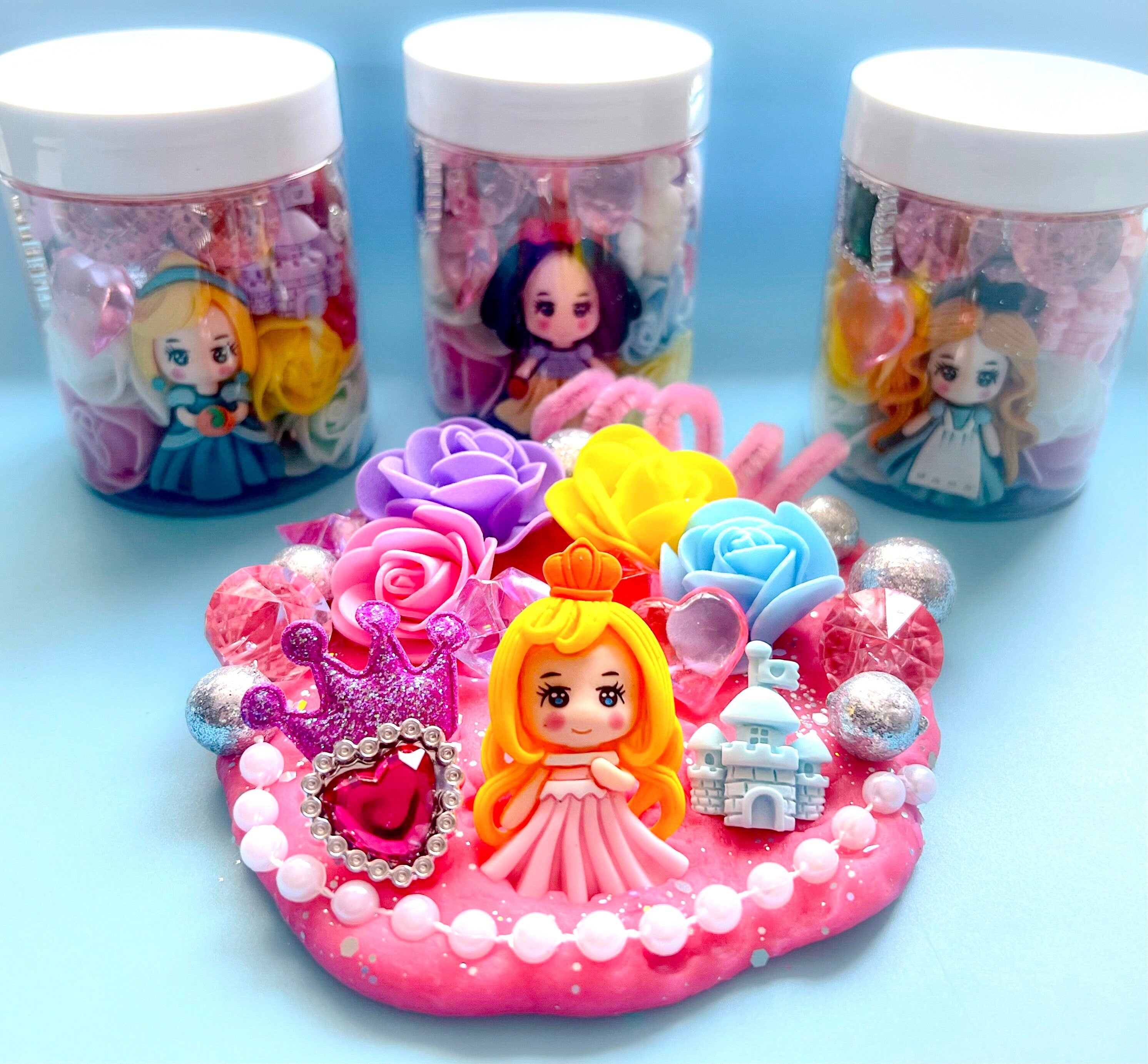 Princess Play Dough Jars
