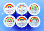 Rainbow Play Dough Jar