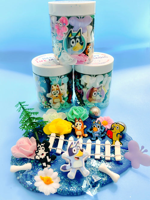 Bluey Inspired Play Dough Jar