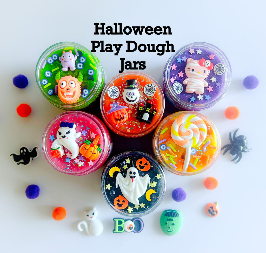 Halloween Play Dough Jar
