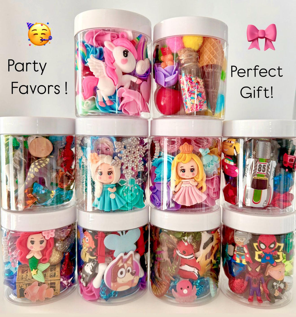 8 oz. Sensory Dough Jars - OVER 20 THEMES!