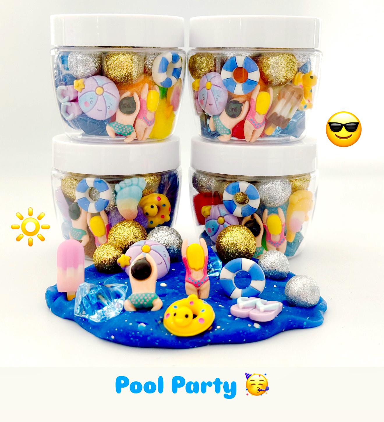 "Summer" Play Dough Jars