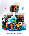 "Moana Inspired" 4 oz. Dough Jar