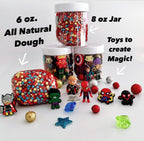8 oz. Sensory Dough Jars - OVER 20 THEMES!