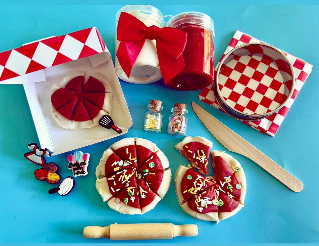 Mini Make a Pizza Play Dough Kit