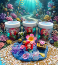 "Mermaid Lagoon " 8 oz. Dough Jar