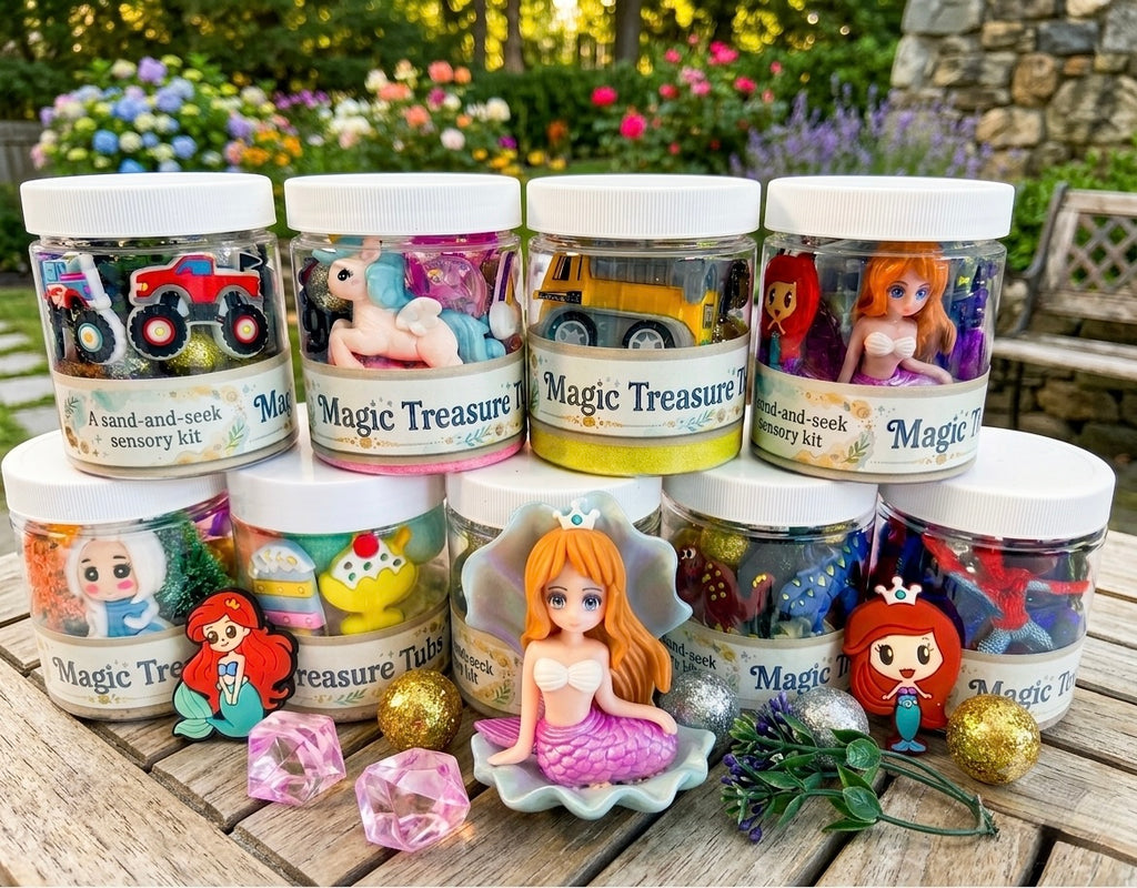 "Magic Sand" 4 oz. Sensory Jars