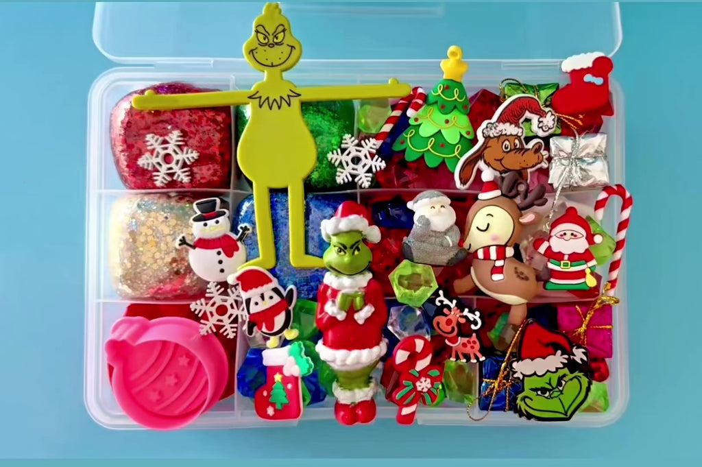 "Green Guy Who Stole Christmas" Full Size Play Dough Kit