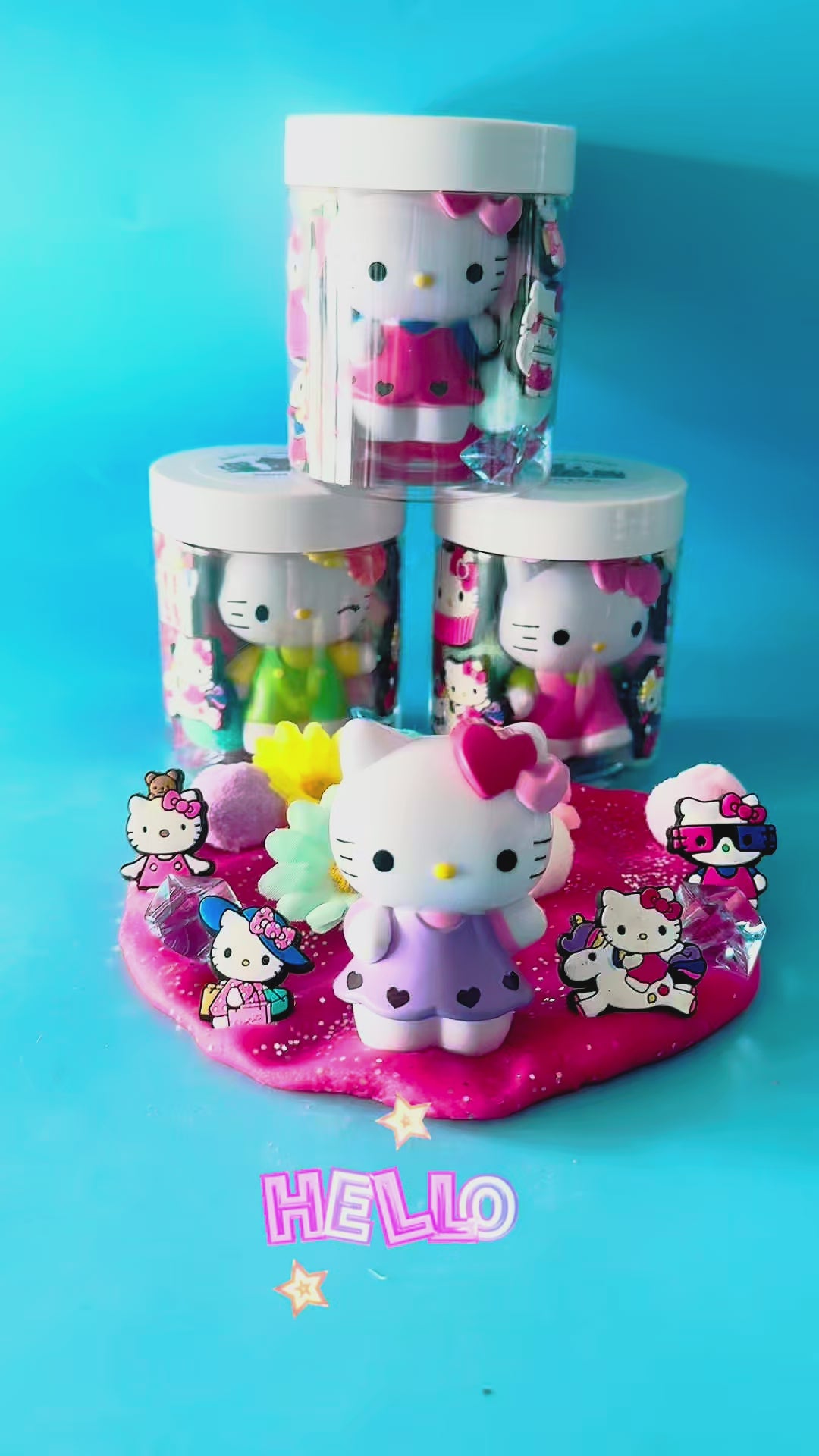 Hello Kitty Inspired 8 oz. Jar